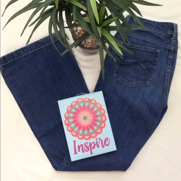 White House Black Market Denim - WHBM flare leg jeans